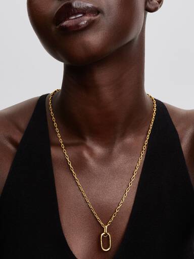 Collier Chaîne Gros Maillon Ouvrable