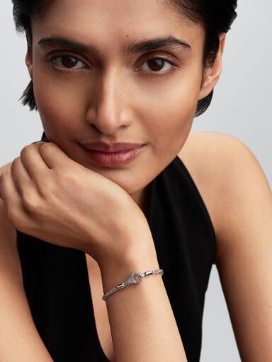 Pavé Sluiting Foxtail Bedelarmband