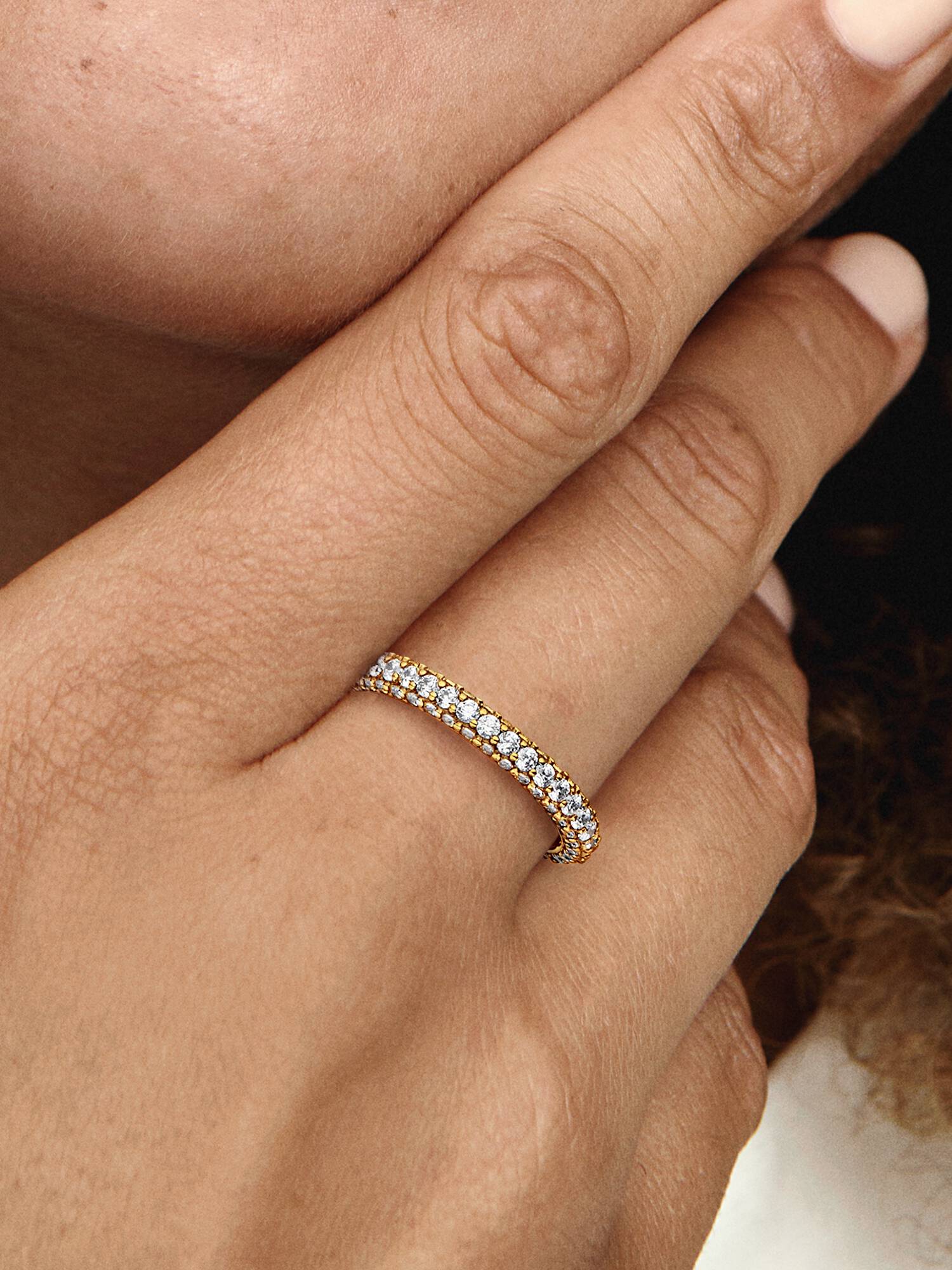 Pandora Timeless enkele rij pavé ring