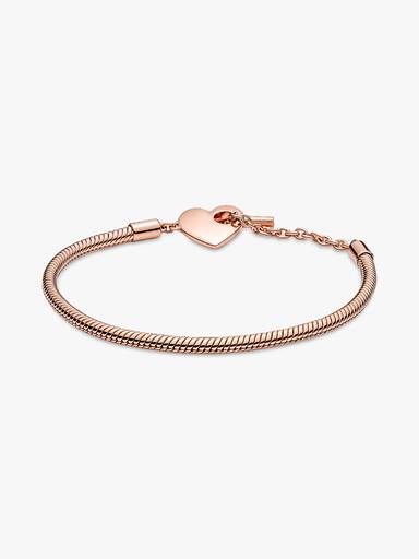 Pandora Moments Hart T-Bar Snake Chain Armband