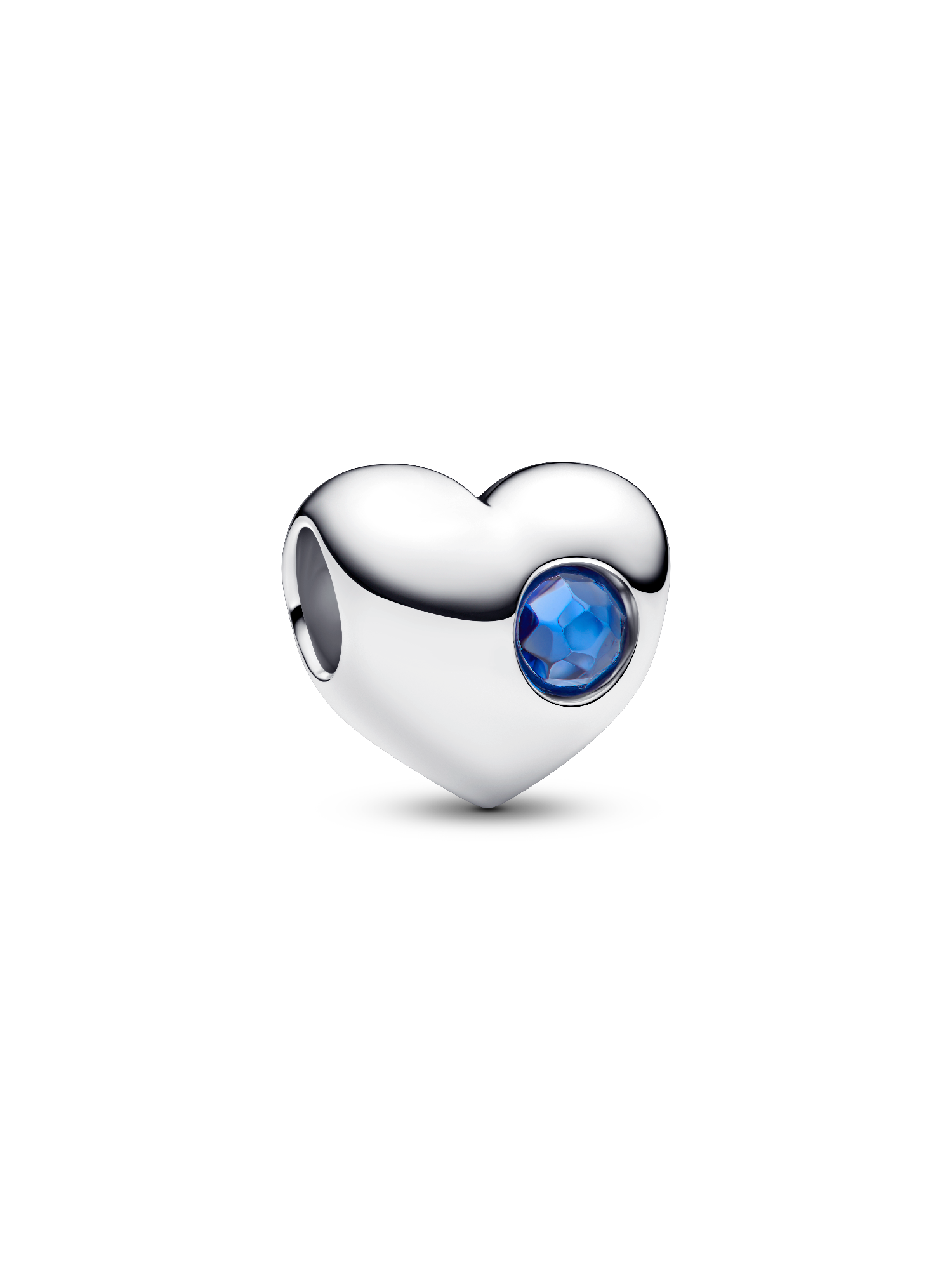 Charm Cœur Pierre Bleue Gravable