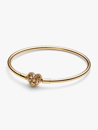 Kosmische bangle met hartsluiting