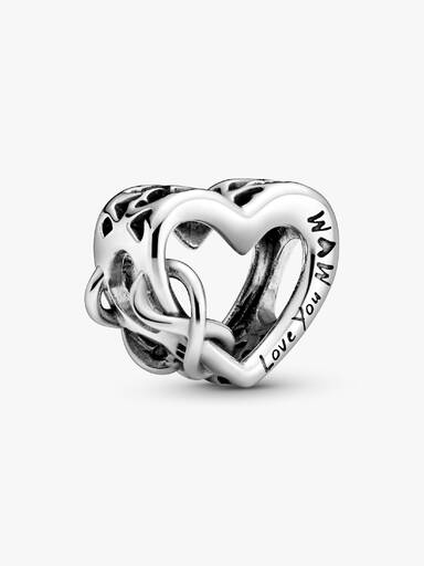 Oneindig Hart Bedel met Tekst 'Love You Mum'