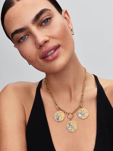 Maagd Oversized Dierenriem Medaillonbedel