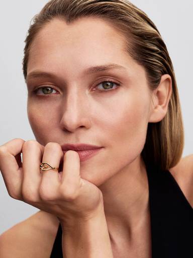 Petite Bague Cœur de Forme Organique