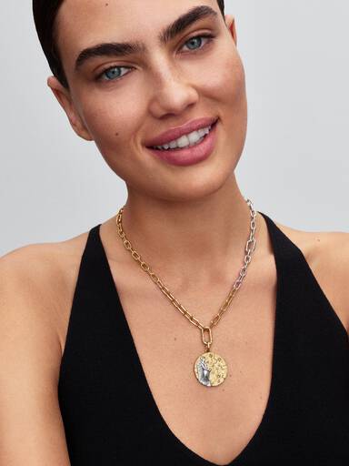 Maagd Oversized Dierenriem Medaillonbedel