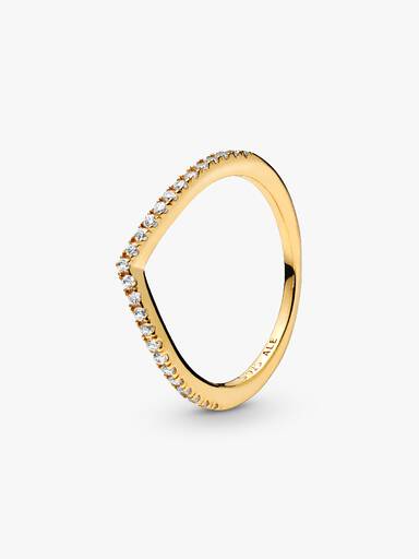 Sprankelende Wishbone Ring