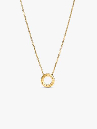 Pandora Logo Pavé Cirkel Halsketting