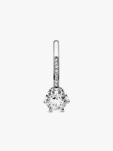 Clear Sparkling Crown Ring