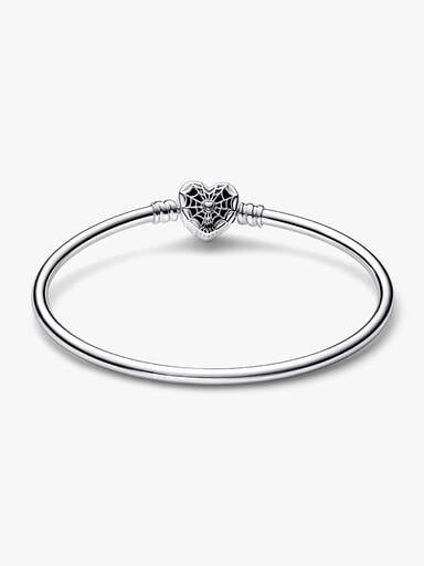 Bracelet Jonc Marvel Pandora Moments Fermoir Masque de Spider-Man