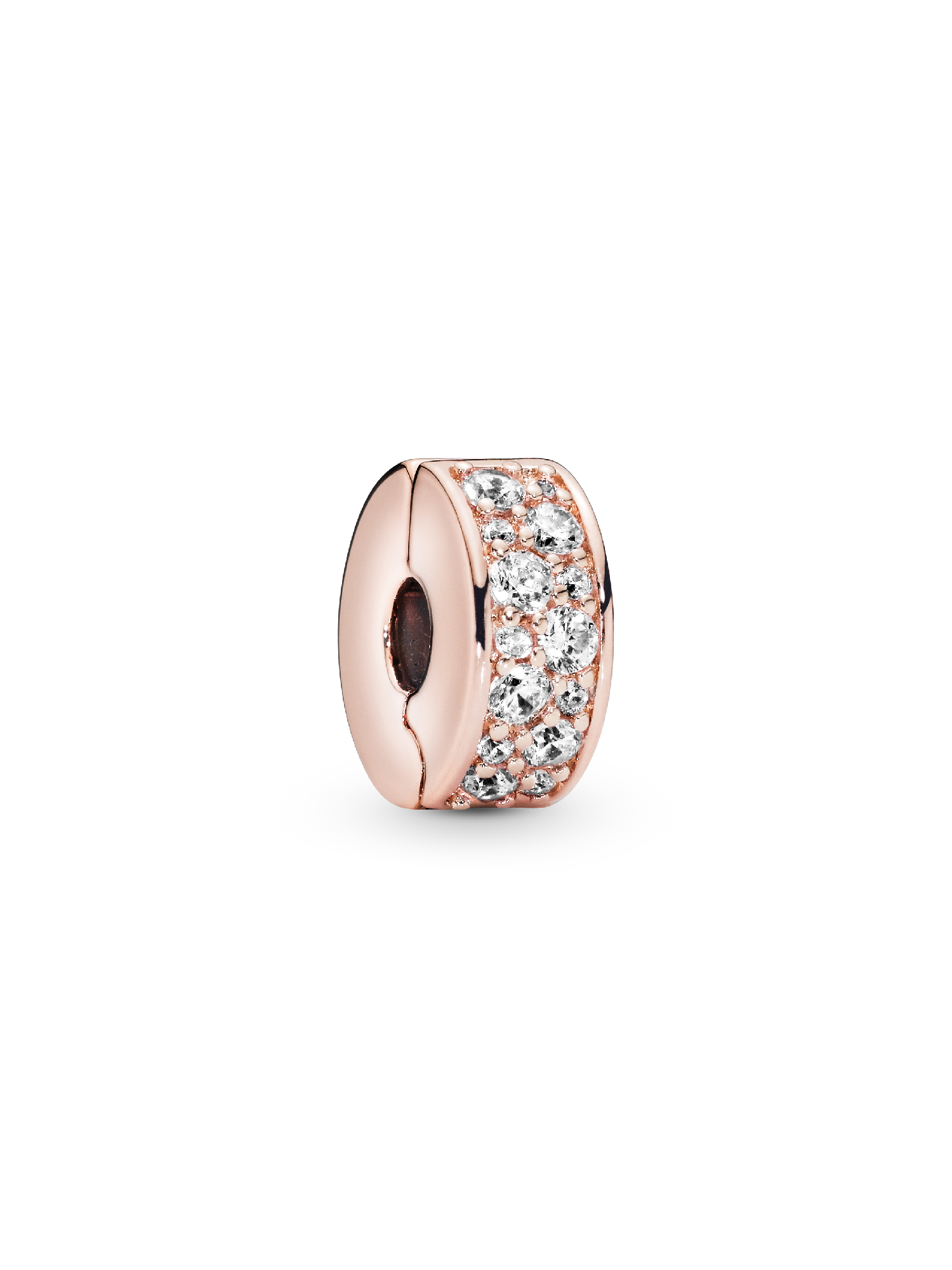 Clear pavé clipbedel