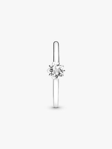 Bague Solitaire Étoile Scintillante Céleste