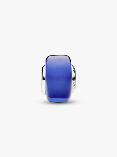 Mini Charm en Verre de Murano Bleu