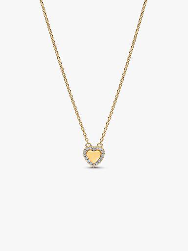 Collier Halo Cœur Gravable