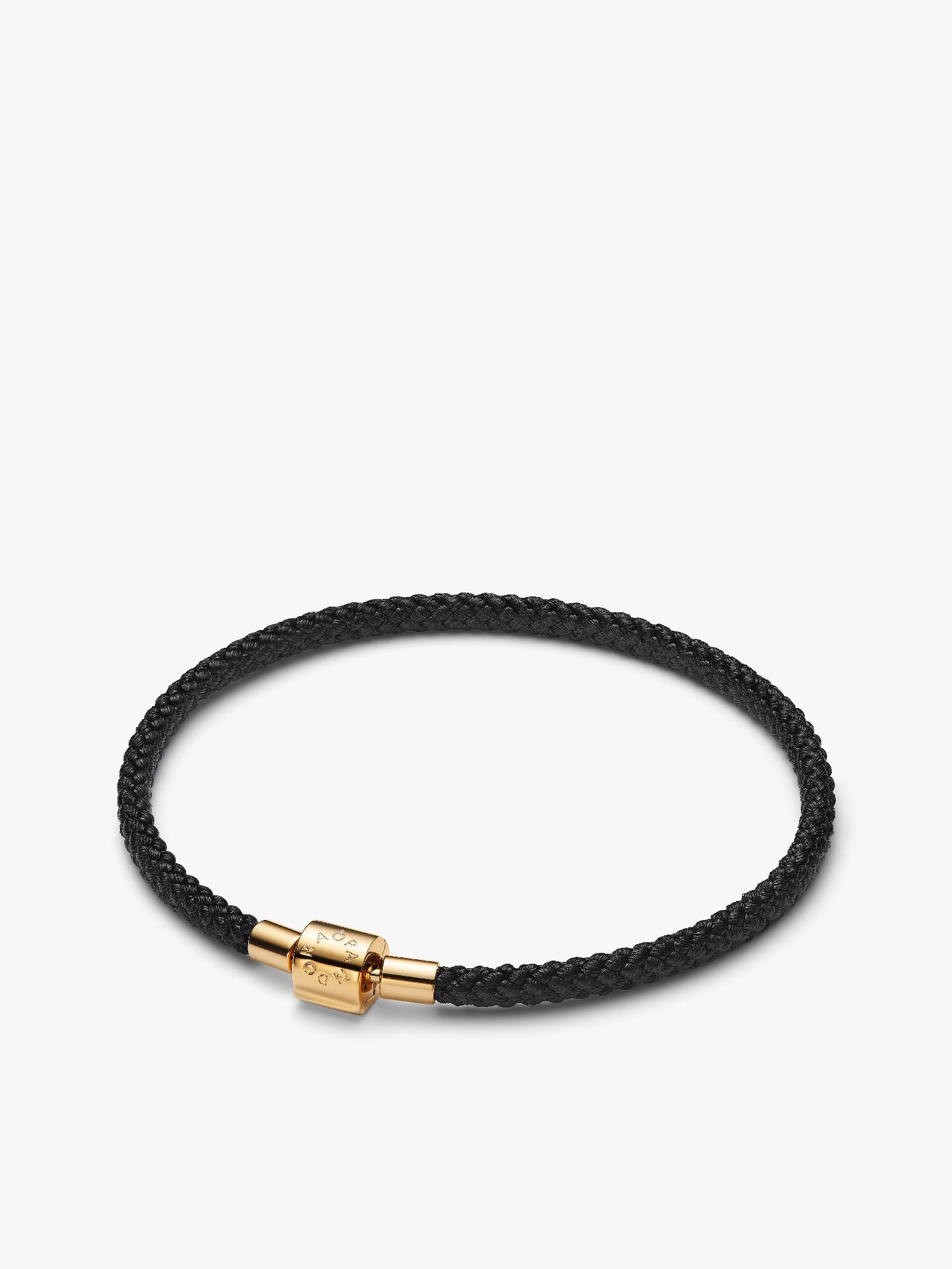 Bracelet Cordon Noir Scintillant