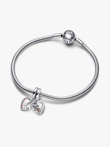 Charm Pendant Amitié Séparable Cœurs Pièce de Puzzle