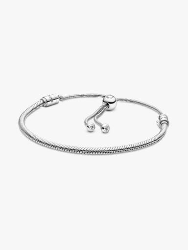 Bracelet Coulissant Maille Serpent