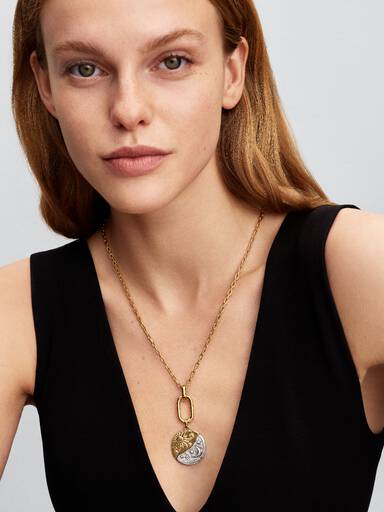 Charm Médaillon XL Soleil & Lune