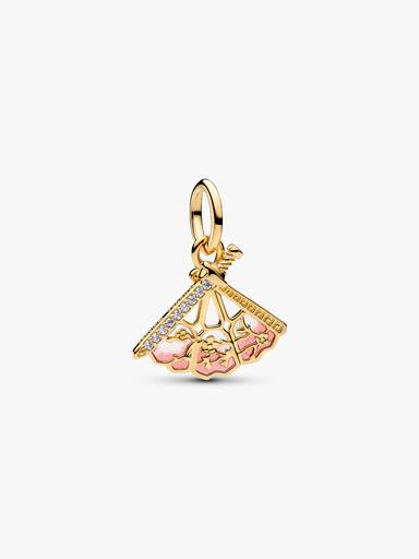 Charm Pendant Disney Mulan Éventail