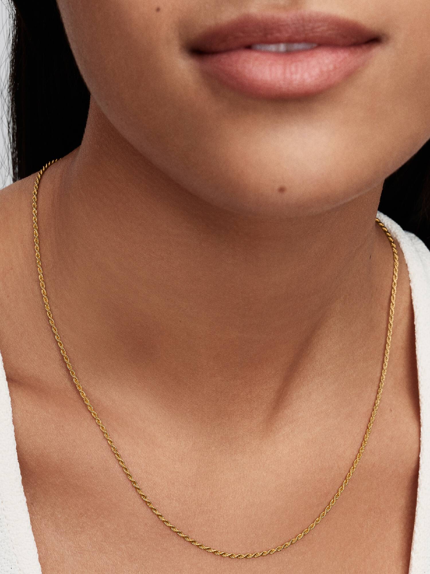 Collier Maille Tressée