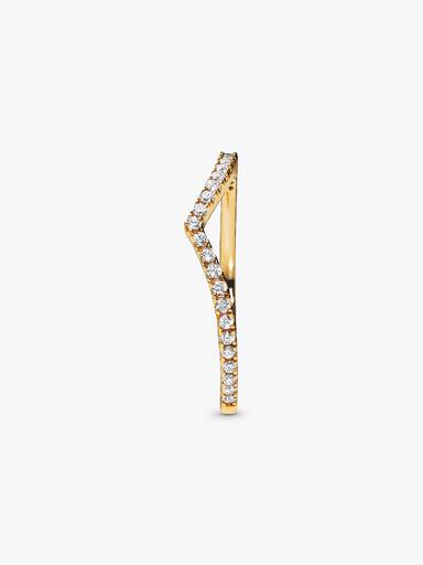 Sprankelende Wishbone Ring