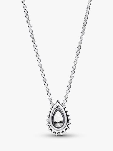 Collier Halo Poire Scintillante