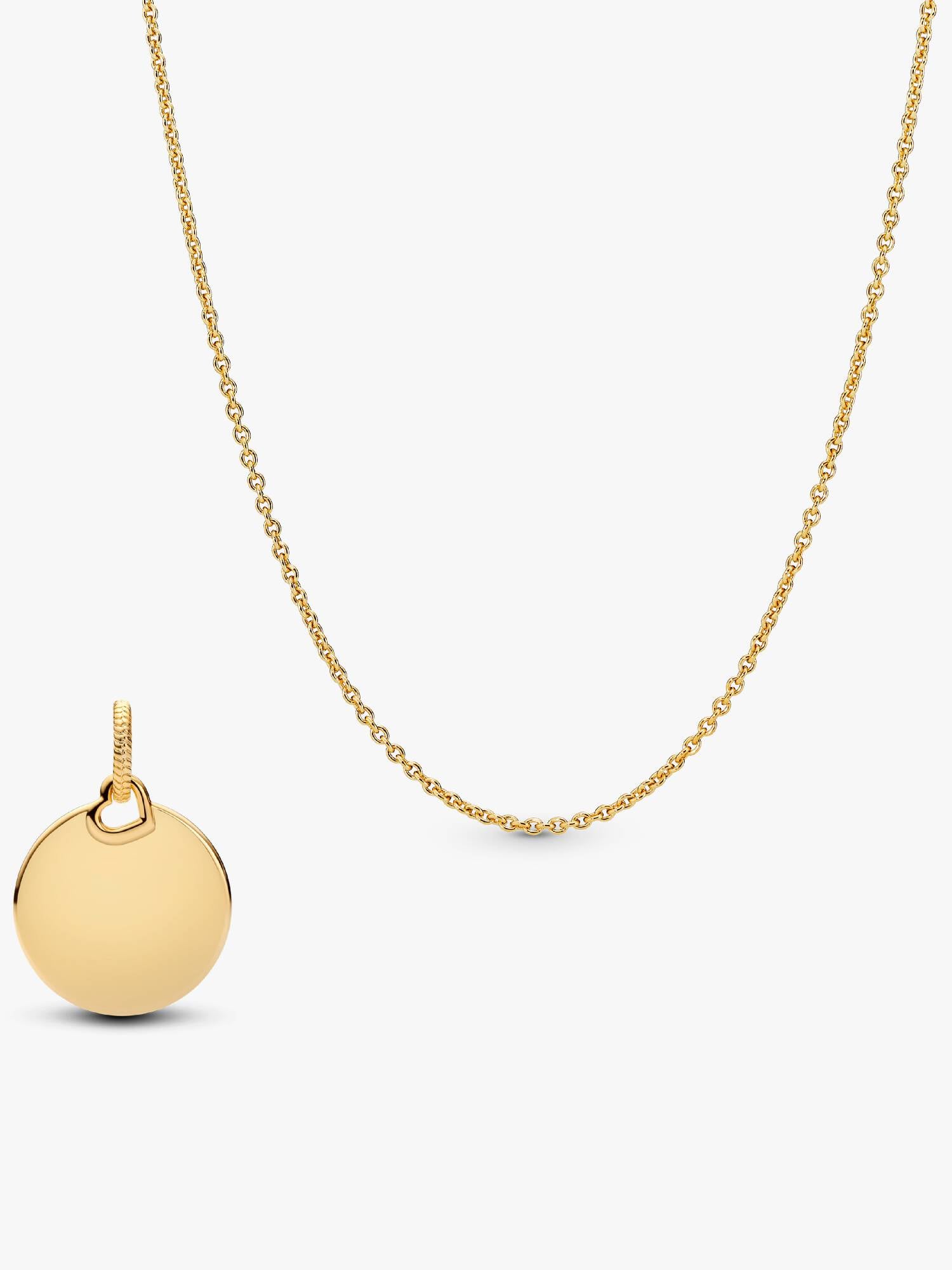 Bijzonder Moment Ketting & Graveerbare Ronde Bedelhanger Sieradenset