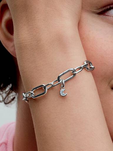 Mini Charm Pendant Lune Scintillante