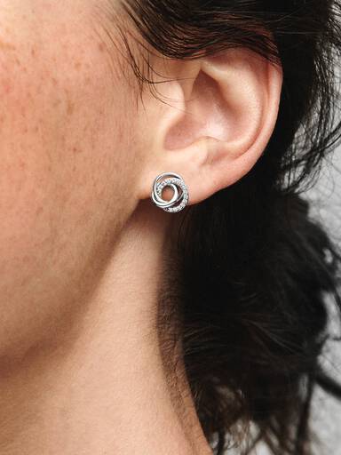 Clous d'Oreilles Cercles Ma Famille Pour Toujours