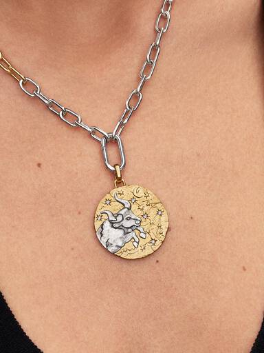 Charm Médaillon XL Zodiaque Taureau