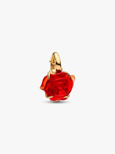 Charm Pendant Disney La Belle et La Bête Rose Enchantée