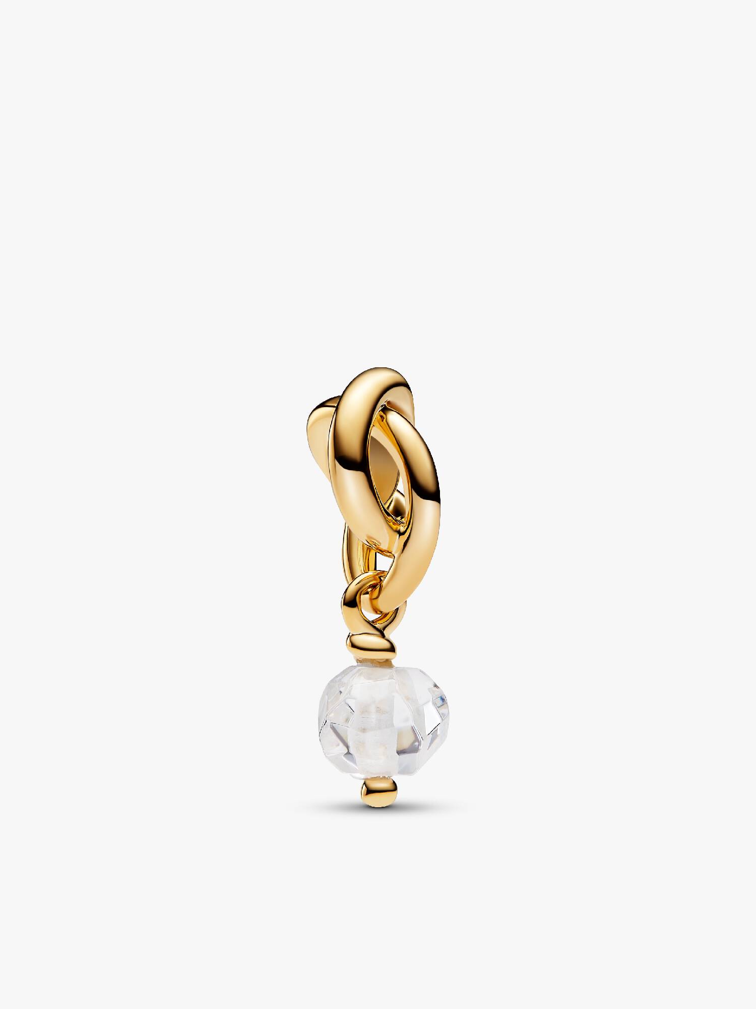 Avril Charm Pendant Cercle de l'Éternité Incolore Facetté