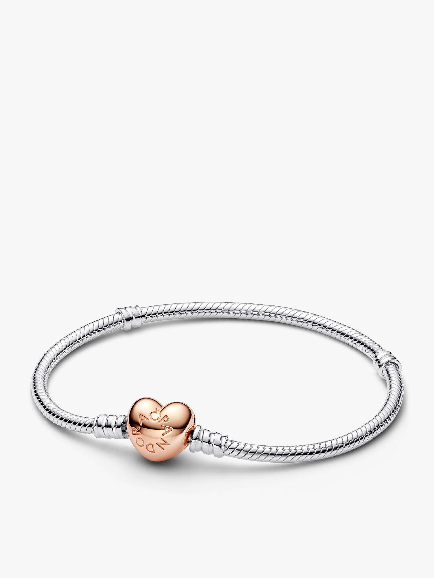 Hart en Snake Chain Armband