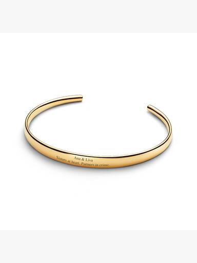 Graveerbare open bangle