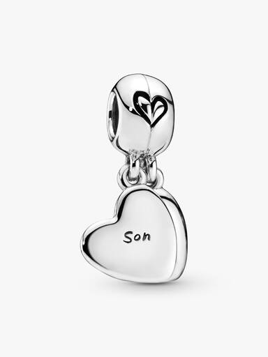 Moeder & Zoon Hart Deelbare Hangende Bedel