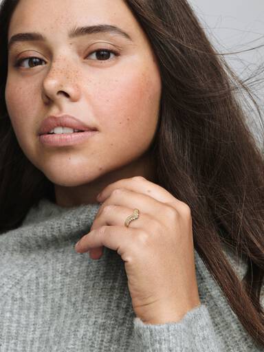 Wishbone Tiara Ring