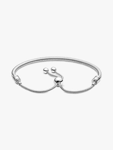 Bracelet Coulissant Maille Serpent