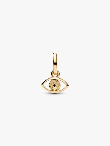 Mini Charm Pendant Mauvais Œil Bleu