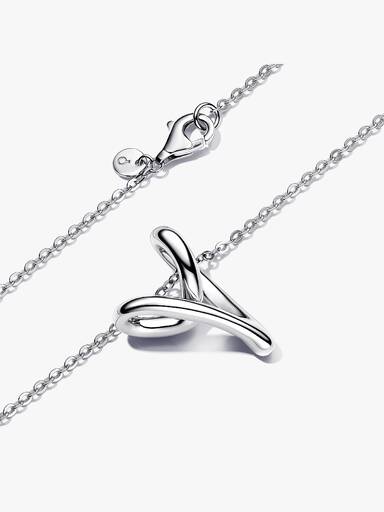 Collier à Pendentif Cœur de Forme Organique