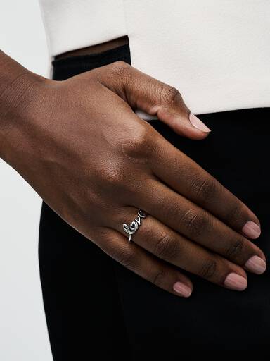 Bague Amour Manuscrit