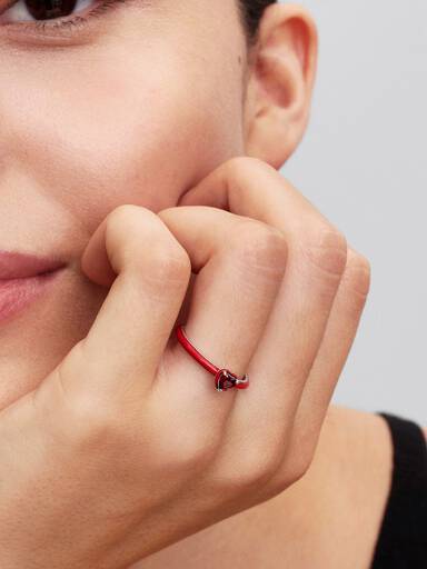 Bague Cœur Chakra Rouge