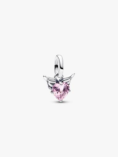 Mini Charm Pendant Cœur Ailé