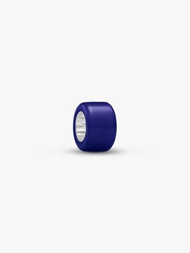 Blauw muranoglas minibedel