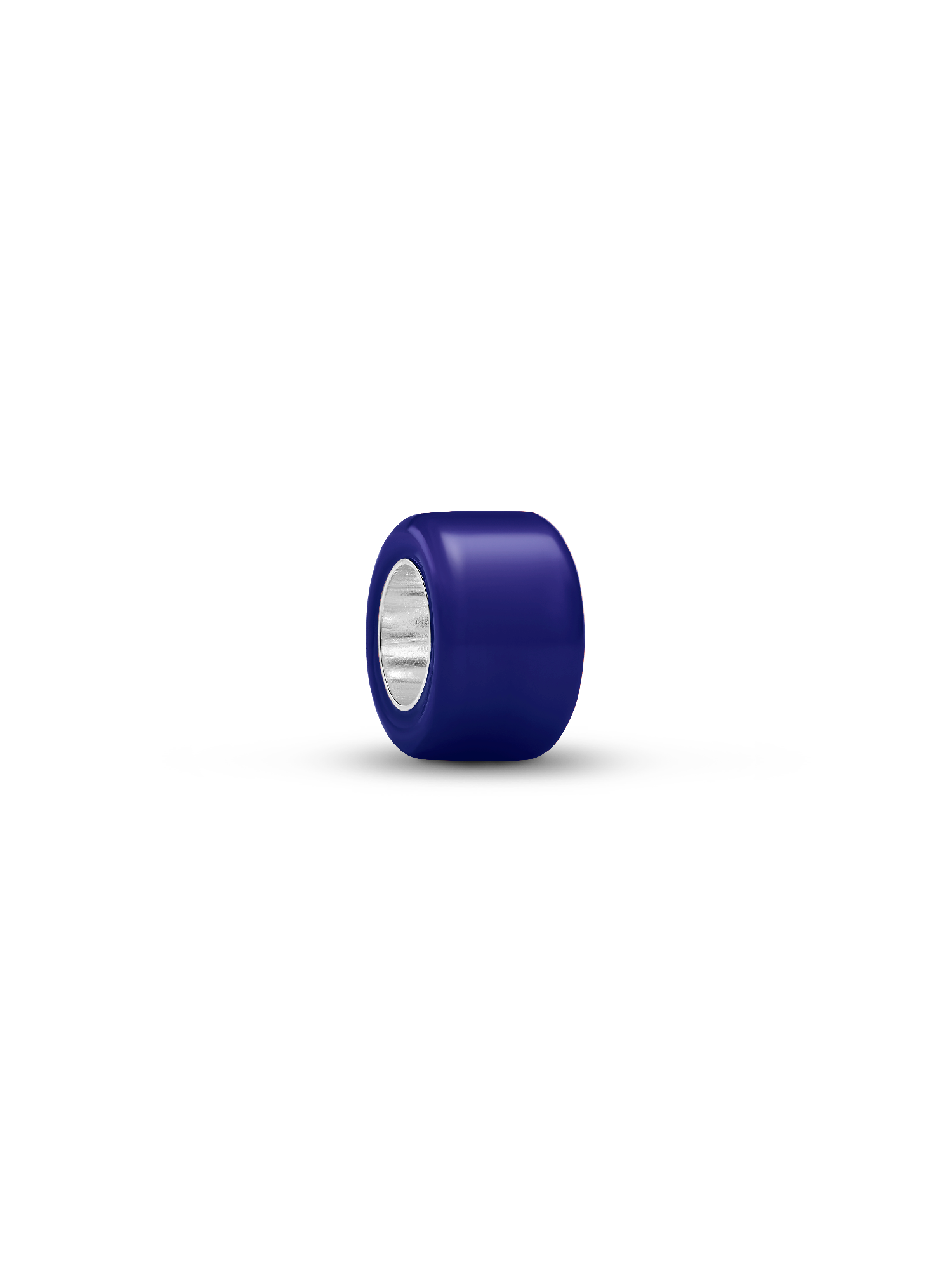 Blauw muranoglas minibedel