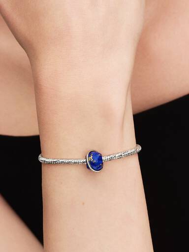 Charm Planète Bleue Céleste