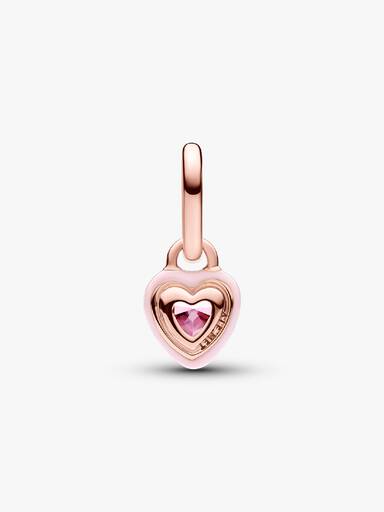 Pandora ME roze chakra hart hangende minibedel