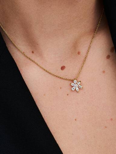 Collier Pendentif Herbier Scintillant