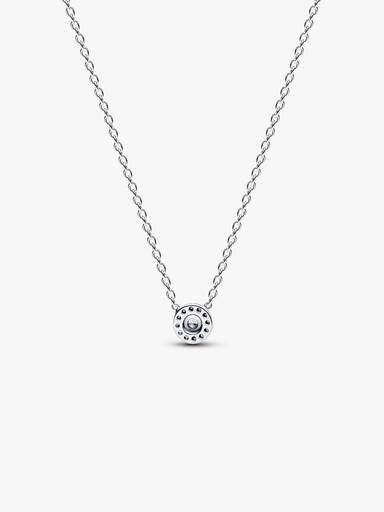 Collier Halo Pavé Rond