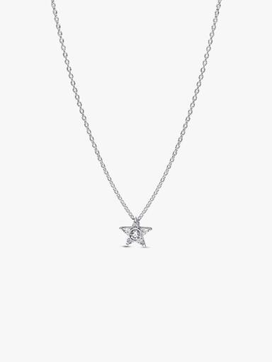 Collier à Pendentif Étoile Scintillante
