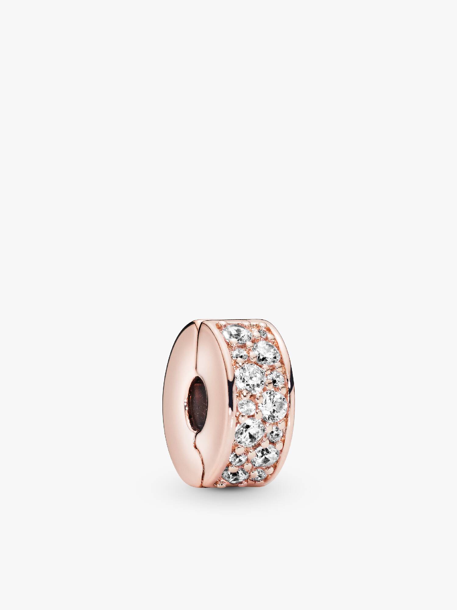 Charm Clip Pavé Transparent